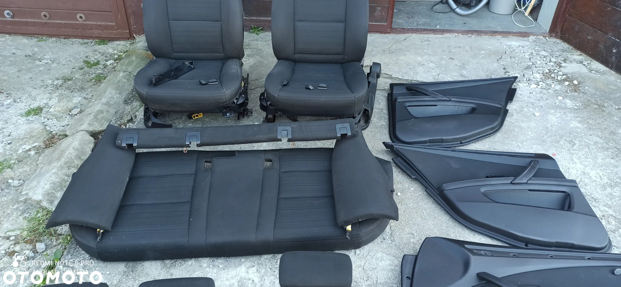 BMW E61 Fotele przednie kanapa+ boczki komplet. - 7