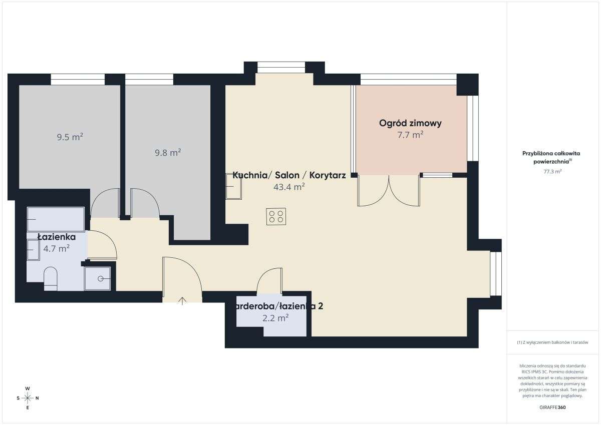 Przy lesie, zamknięte osiedle, 3 pokoje, Aniołki-16