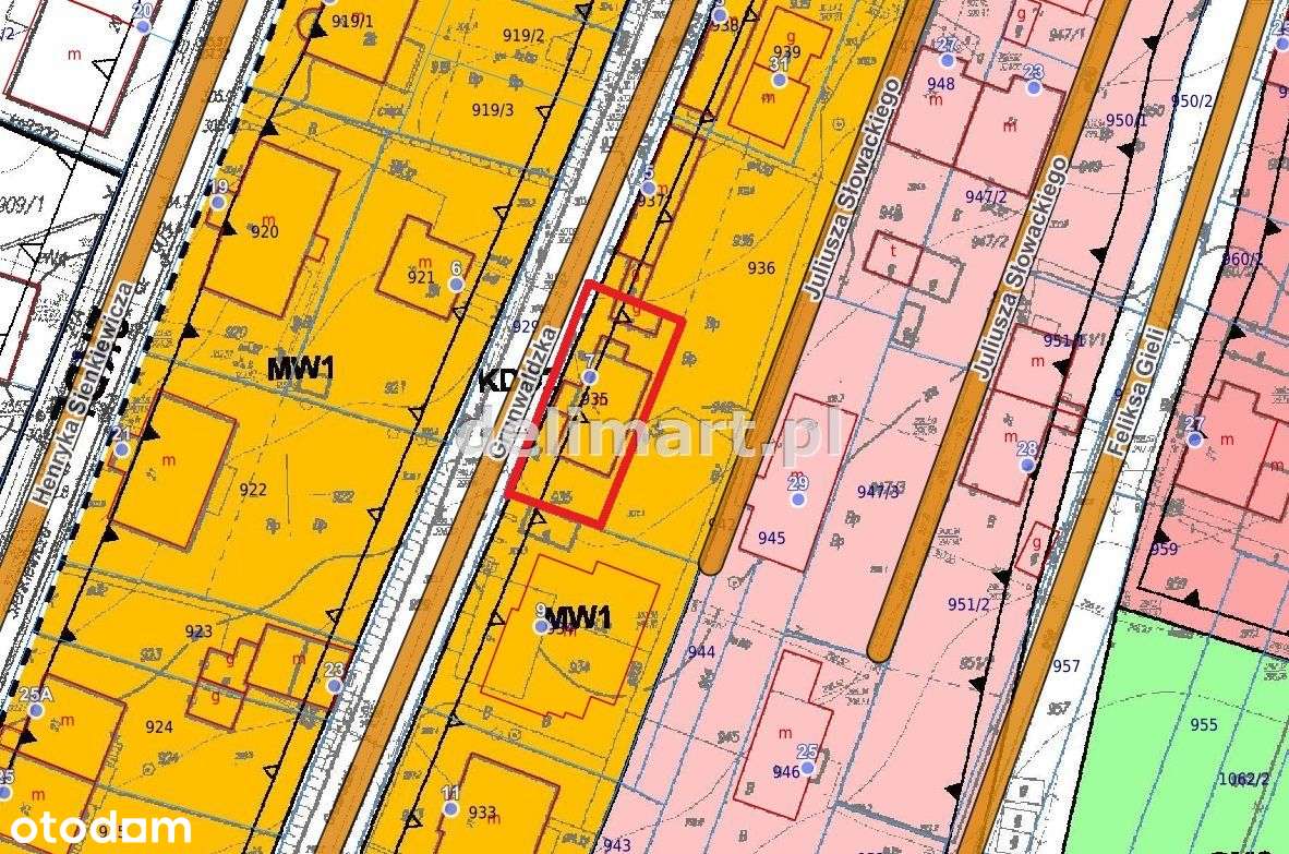 Działka wraz z budynkiem Grunwaldzka, Sanok-6