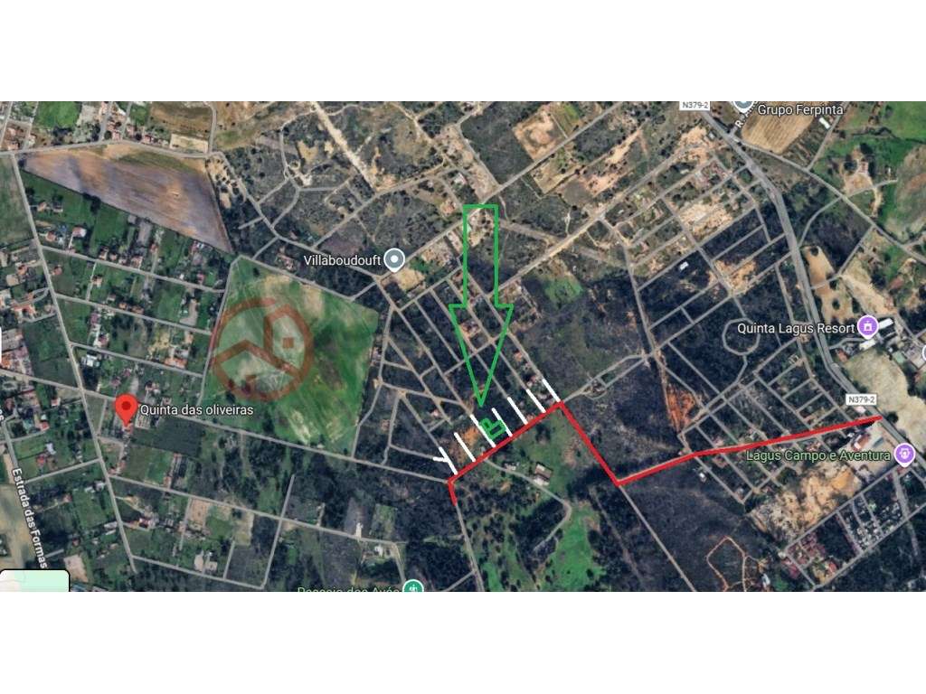 Dois Terrenos Rústicos com 1,125m2 em Pinheiro Ramudo, Quinta do Anjo - Grande imagem: 4/8