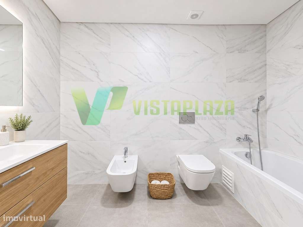 Apartamento T2 com Terraço Privativo, Piscina e Garagem Box em Alvo...-22