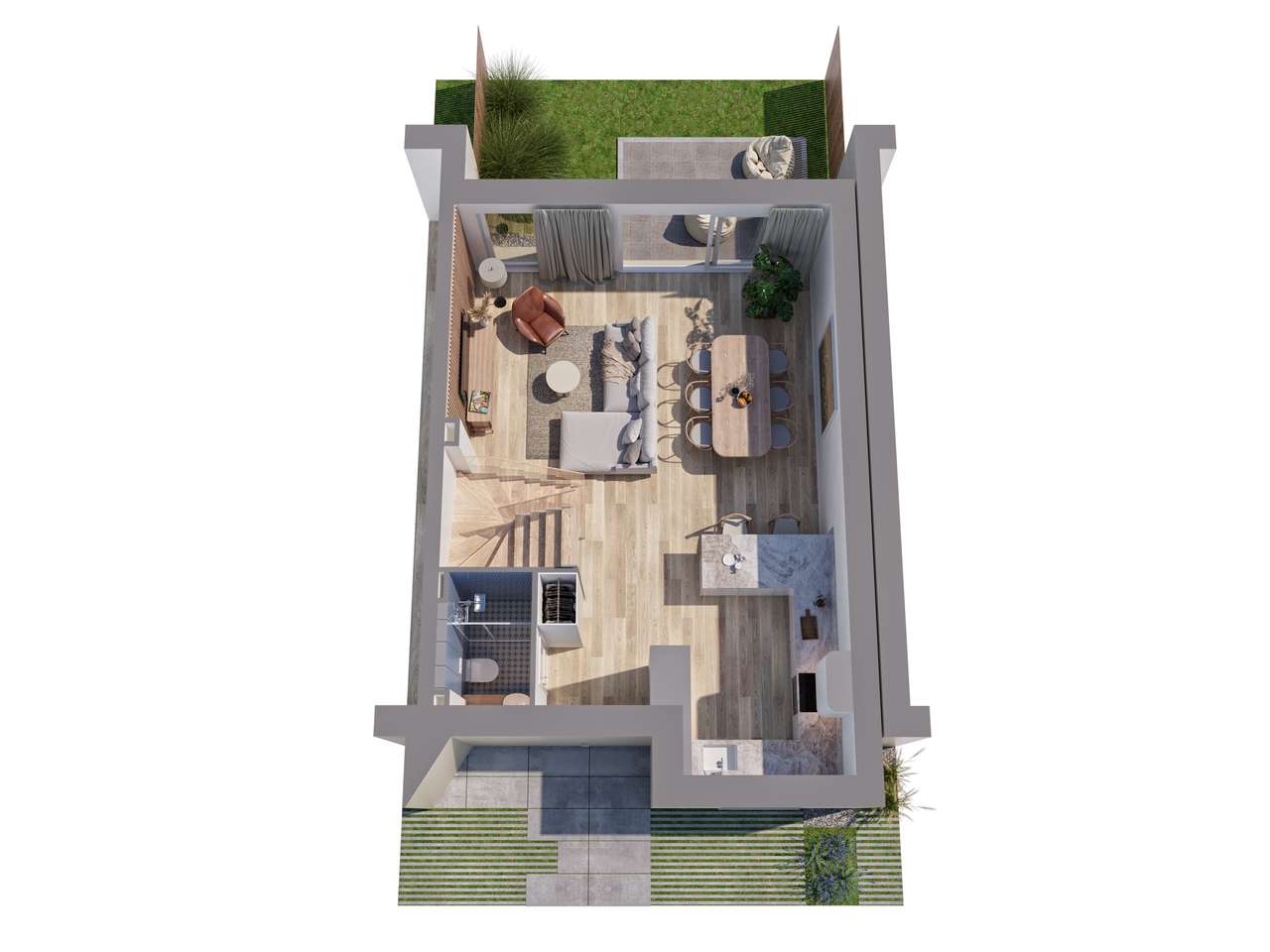 Dom na Piątkowie | ogród, 5 pokoi, 3 łazienki - Pełny obrazek: 3/10