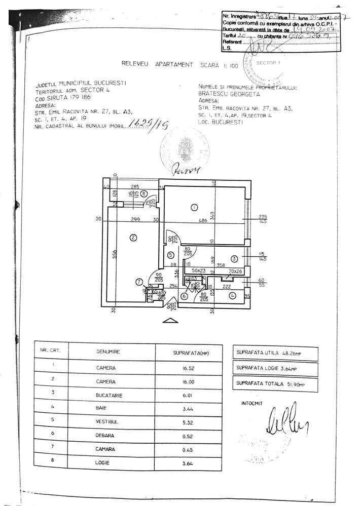 Berceni - strada Emil Racovita nr.27-17