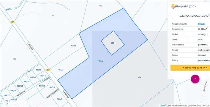 Działka usługowa - Łebno-3