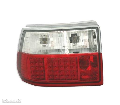 FAROLINS TRASEIROS LED PARA OPEL ASTRA F 91-98 VERMELHO BRANCO - 2