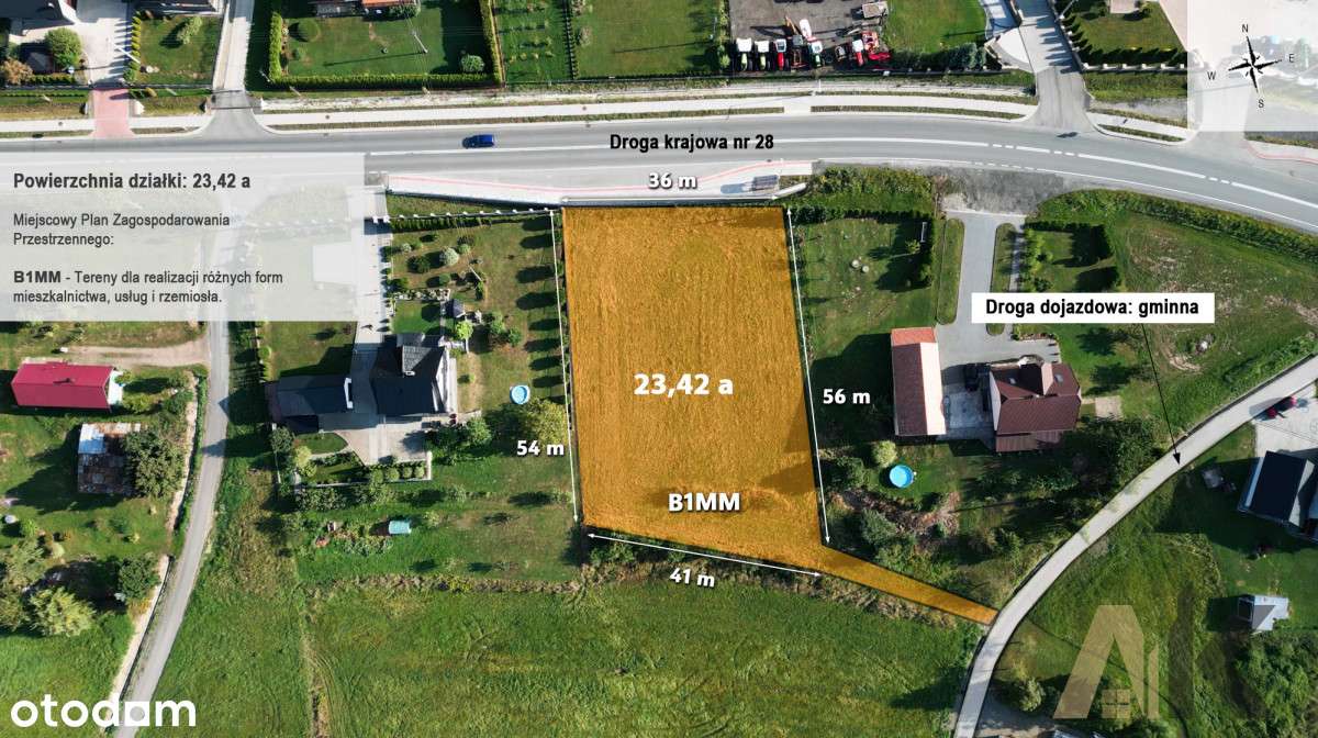 Działka budowlana Trzetrzewina-2