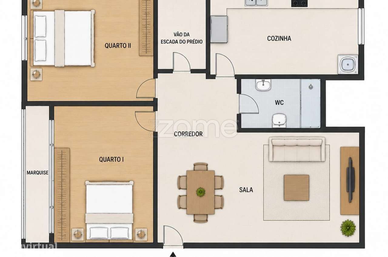 Apartamento T2 Rio de Mouro-22