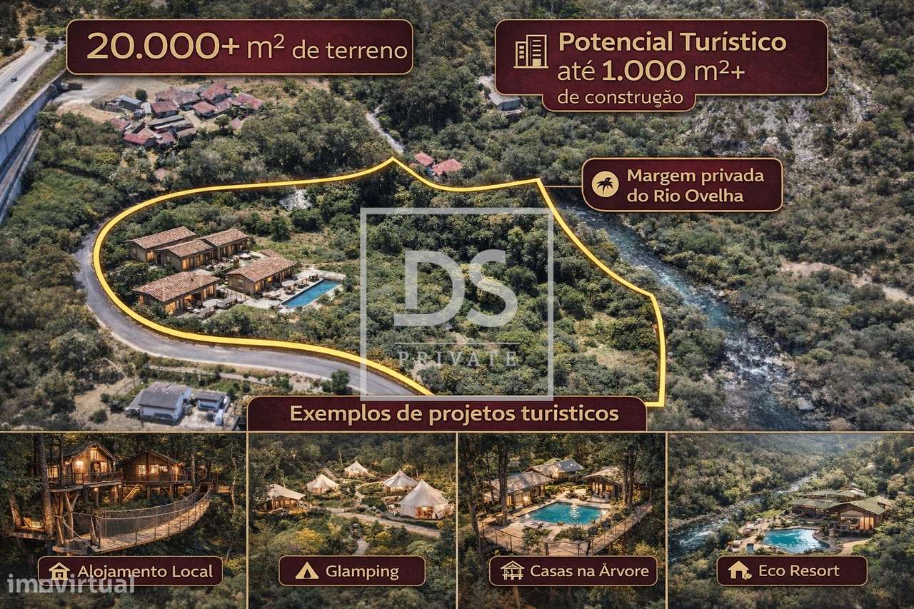 Quinta com Rio Privado em Amarante | +20.000 m² | Até +1.000 m² Turíst - Grande imagem: 2/4