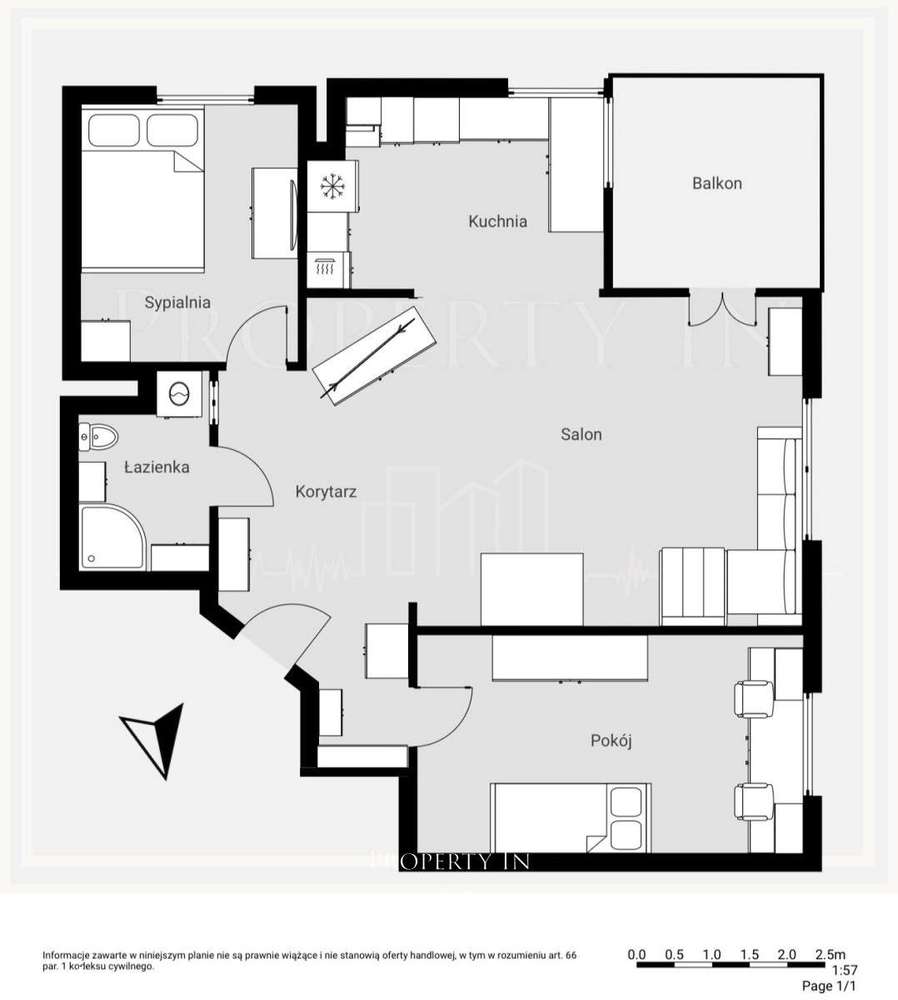 3 POKOJE | 74 m2 | PUŁAWY-NIWA | WIDOK NA LAS - Pełny obrazek: 2/12
