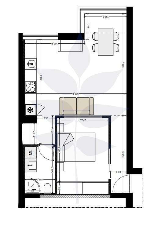 Venda Apartamento T0+1 em São Victor - Mobilado e Equipado-14