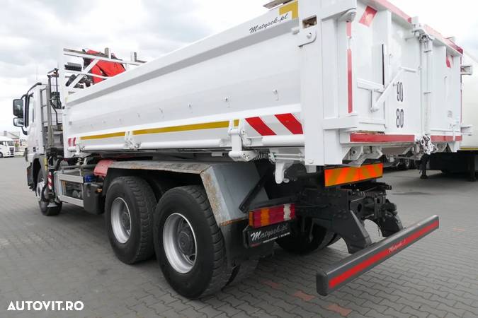 Mercedes-Benz ACTROS 2641 / 6x4 / BASCULANTE + HDS FASSI 155 - 6 M / HYDROBURTA / BORDMATIC / - 29