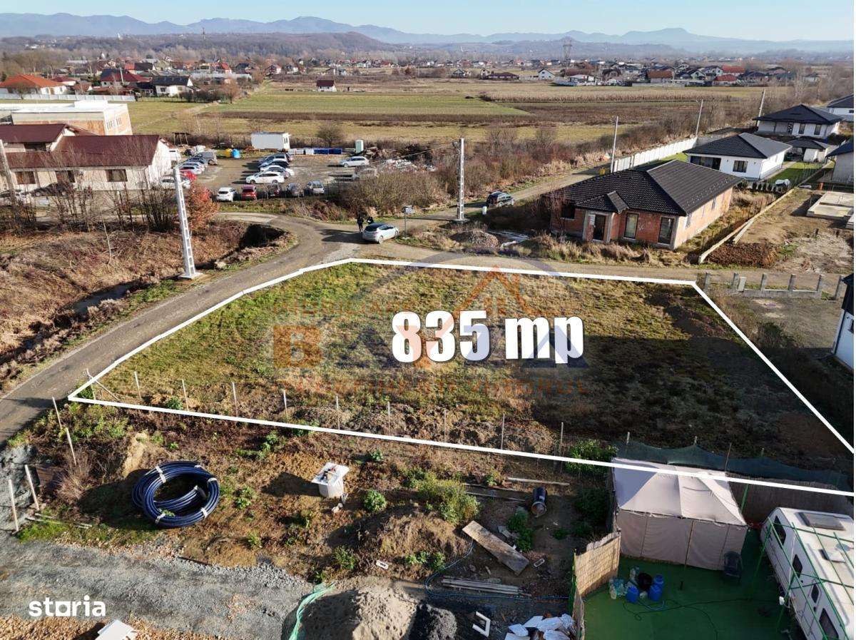 Coltău – teren intravilan 835 mp, acces din 2 drumuri |  Comision 0% - Imagine principală: 4/6