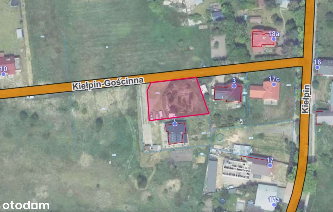 Kiełpin, ul. Gościnna - Działka z potencjałem i solidną podstawą-2