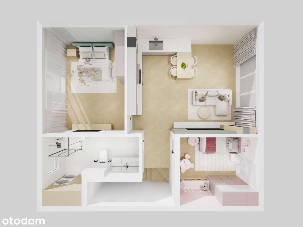 Cena promocyjna mieszkanie z ogródkiem - Zakątek Luborzycki-9