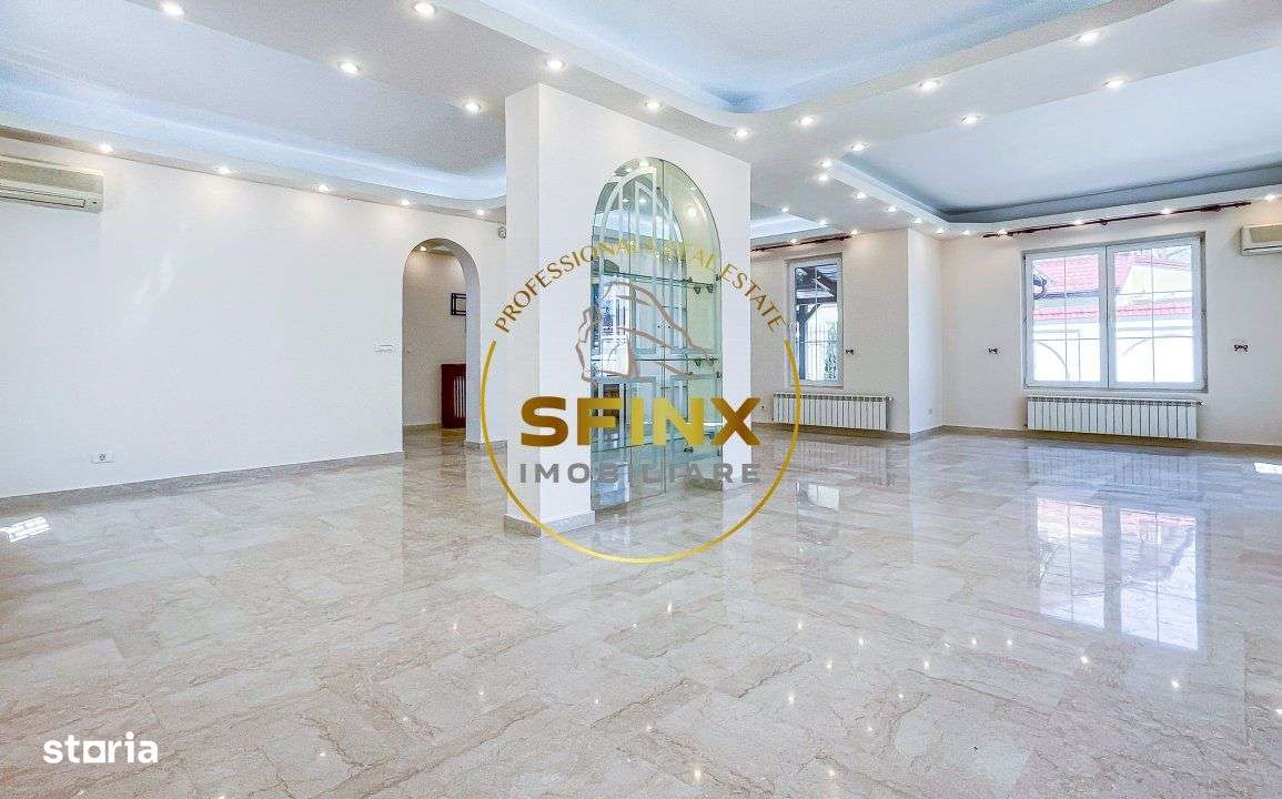 Vila cu piscina 420 mp construiti, teren 828 mp Domnesti, comision 0-3