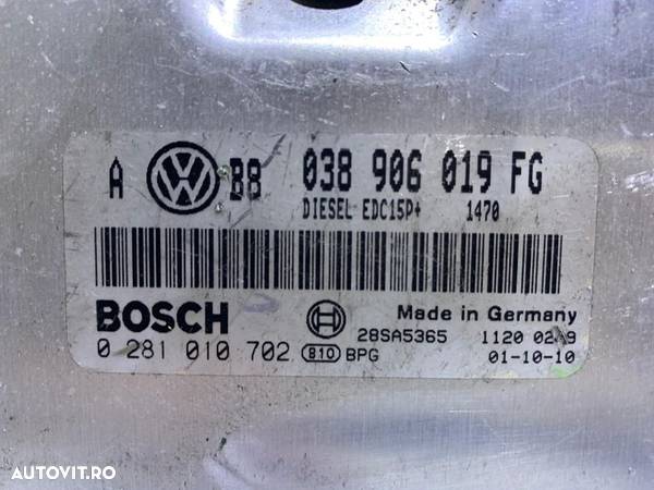 ECU / Calculator Motor 1.9TDI ASZ 131CP Modelul cu Cutie Automata VW Golf 4 1998 - 2005 Cod Piesa : 038 906 019 FG / 038906019FG / 0281010702 - 2