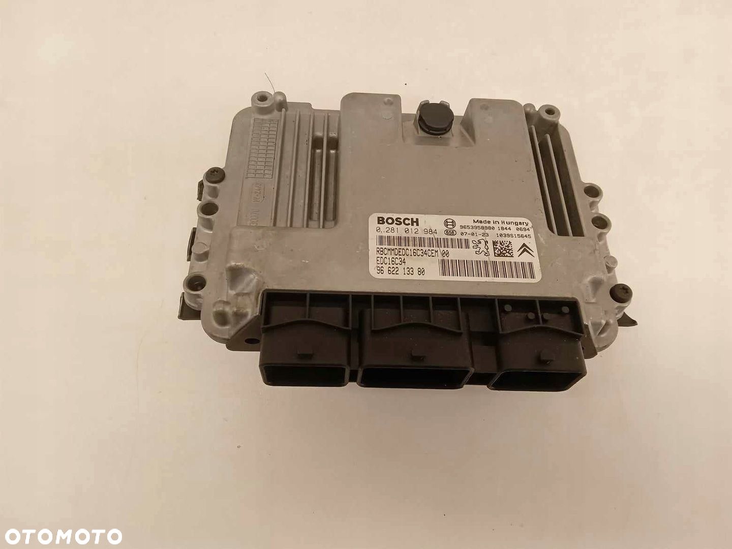 KOMPUTER STEROWNIK SILNIKA CITROEN PEUGEOT 407 9662213380 - 1