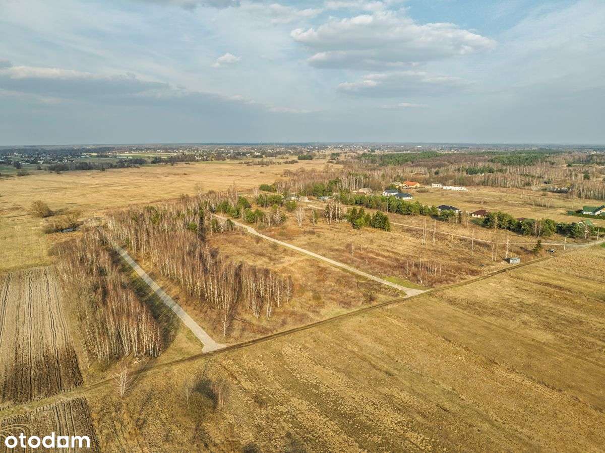 Działka budowlana w spokojnej okolicy, 10min do S2-12