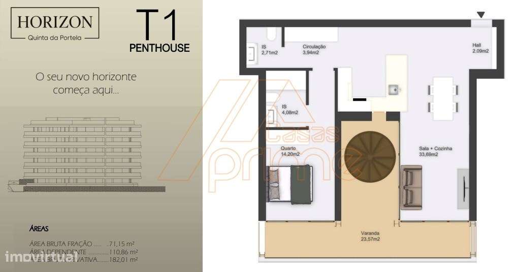 Apartamento T1 - Quinta da Portela - Coimbra/Venda-14