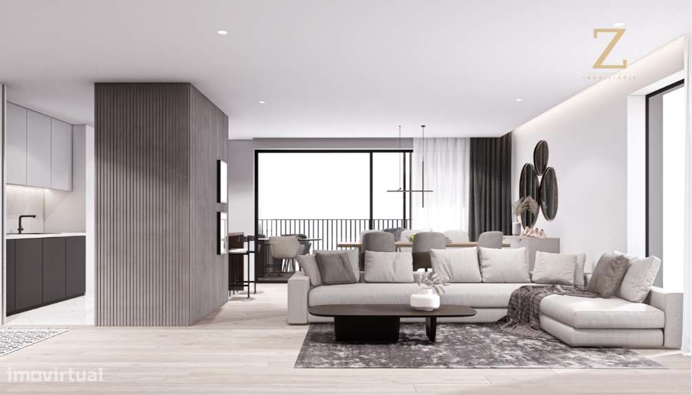 Apartamento T2|Condomínio Privado c/ Jardim e Campo de Padel| V.N.Gaia-5