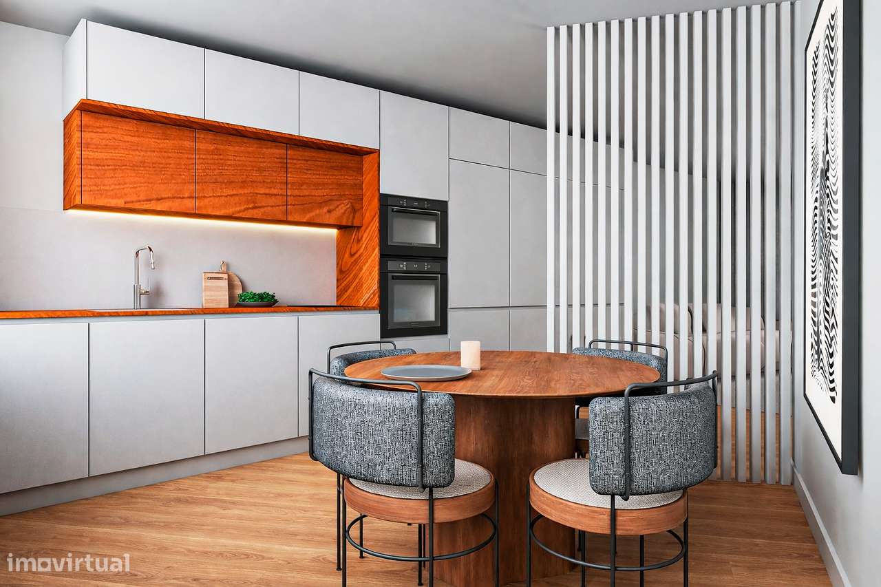 Fração T2 Duplex com Logradouro e 2 Lugares de Estacionamento – Valbom - Grande imagem: 5/10