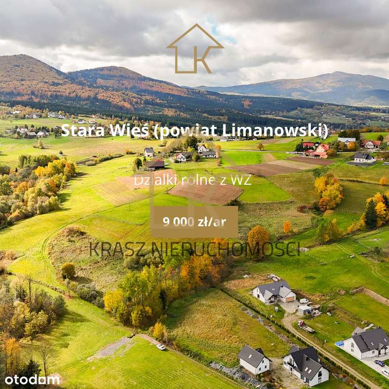 Piękne działki z WZ na sprzedaż w Starej Wsi - Pełny obrazek: 1/9