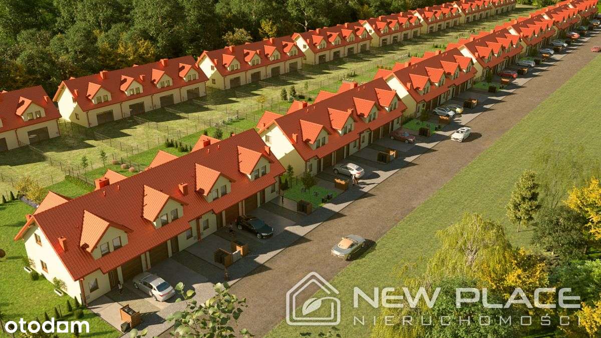 Przy lesie, szereg, Chwałowice, Jelcz-Laskowice - Pełny obrazek: 4/10