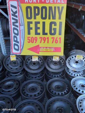 15 cali felgi stalowe VW AUDI SEAT SKODA MERCEDES KIA MAZDA OPEL  RENAULT FORD VOLVO BMW NISSAN - 8