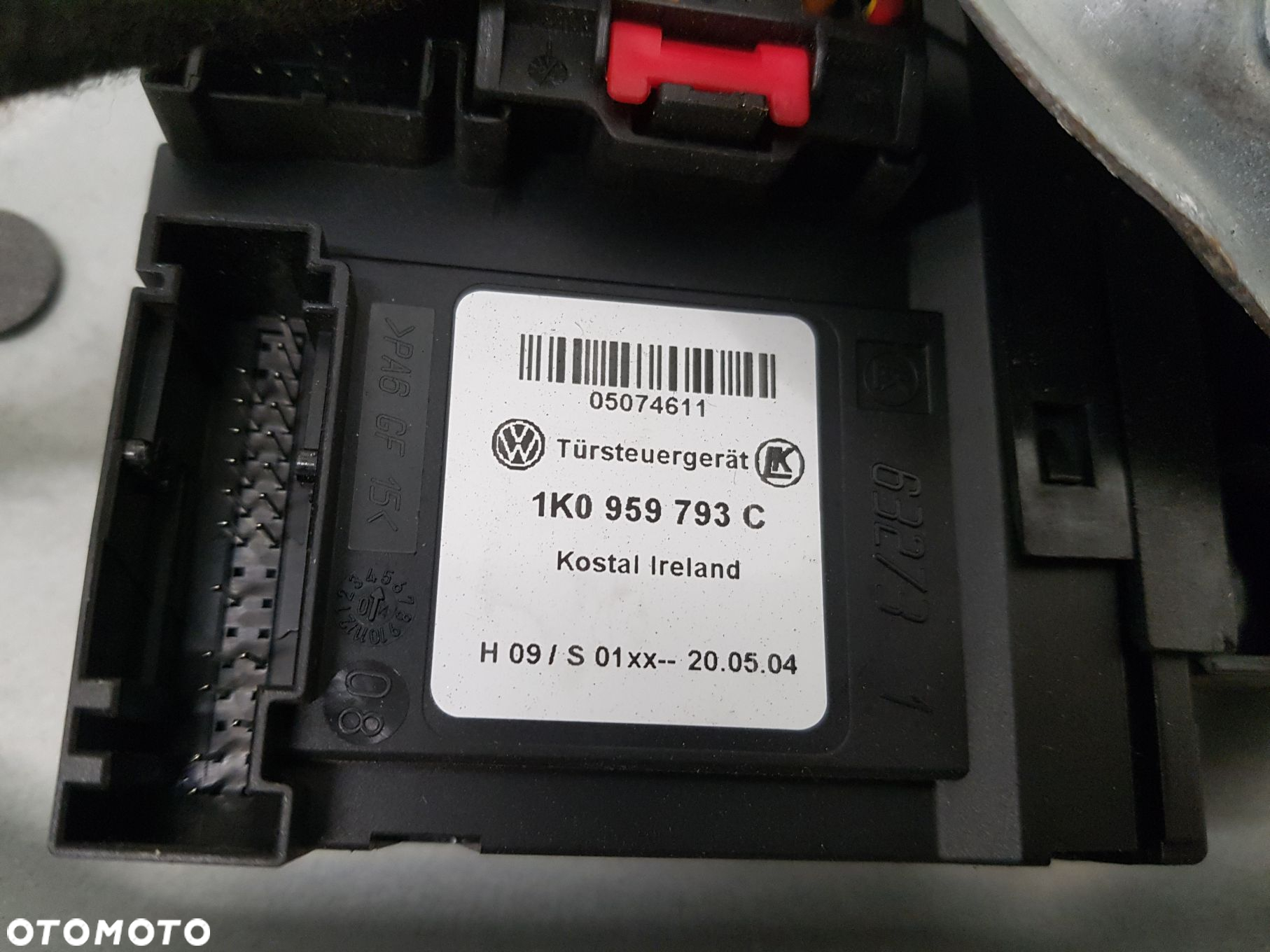 MECHANIZM SZYBY LEWY PRZÓD VOLKSWAGEN TOURAN 1 1T0959701 - 5