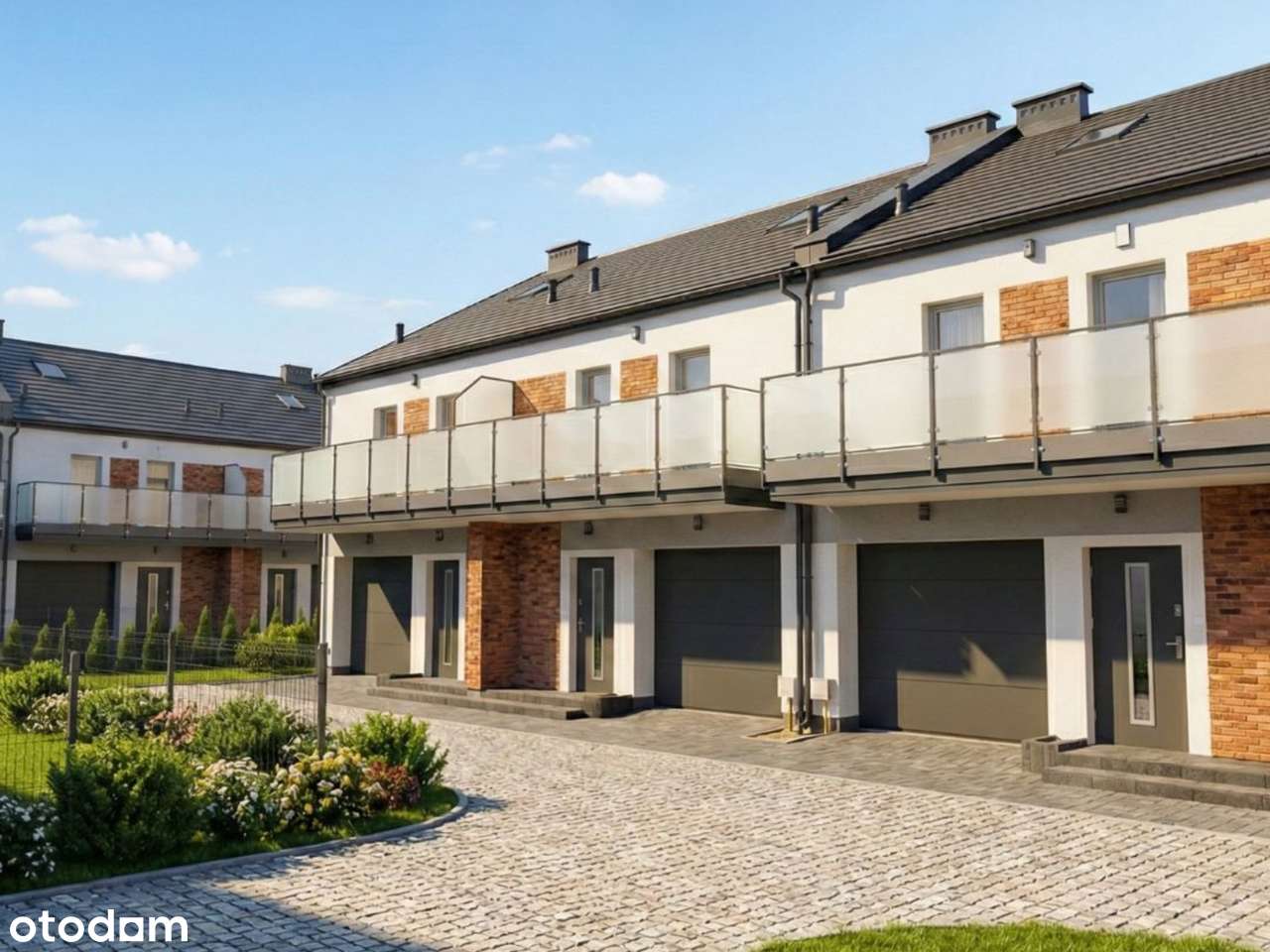 Segmenty i Bliźniaki z ogrodami przy lesie 102-108m² | Blisko PKP