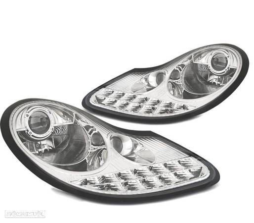 CONJUNTO DE FAROLINS PARA PORSCHE BOXSTER 96-04 NOVA EDIÇÃO LEDS - 1