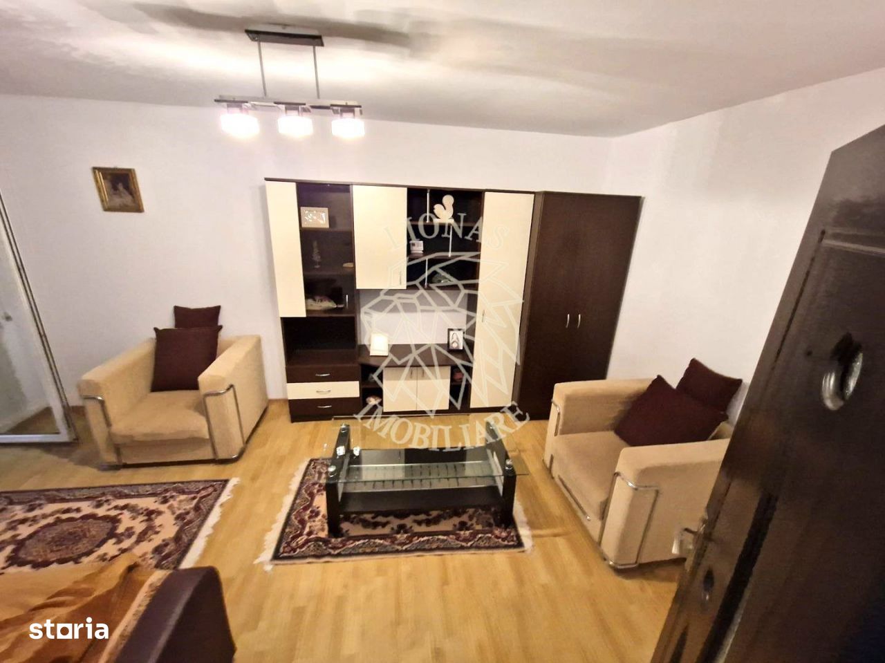 Apartament 1 camera +balcon, 46 mp, parter,  mobilat utilat, Zona Sud