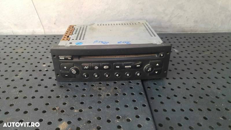 Radio cd player peugeot 307 sw 96545978xt00 - 1