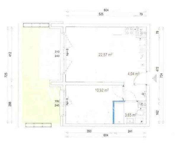 2 pok., Modern Mokotów, ogródek, 382 cm wysokość !-1