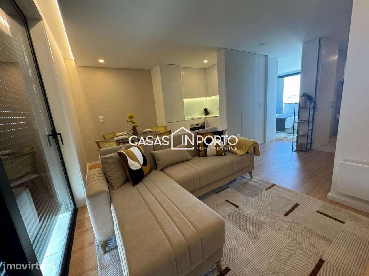 T1 de Luxo junto ao Pólo Universitário com terraço. - Grande imagem: 5/30