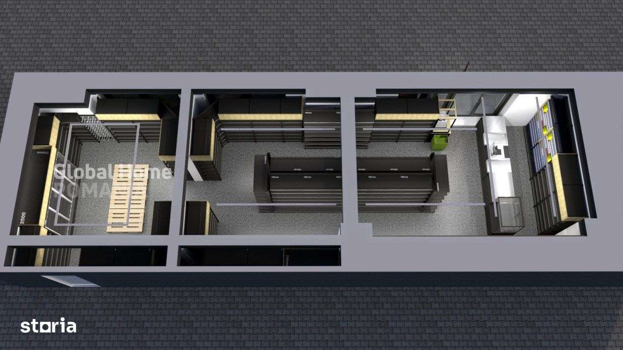 Spatiu Comercial 81MP - 9ML Vitrina | Produce Venituri | Pipera 1 - Av - Imagine principală: 5/8