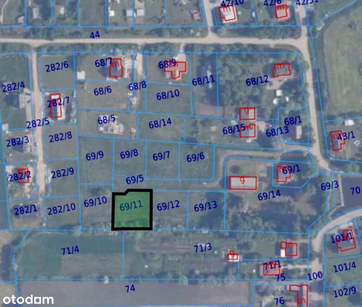 Działka, 1 073 m², Kolnik-1