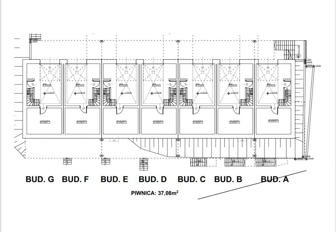 Domki szeregowe, Olsztyn, ul Bartąska-6