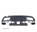 DIFUSOR PARA MERCEDES C-CLASS W205 SEDAN 18-21 PRETO BRILHANTE + PONTEIRAS ESCAPE - 2