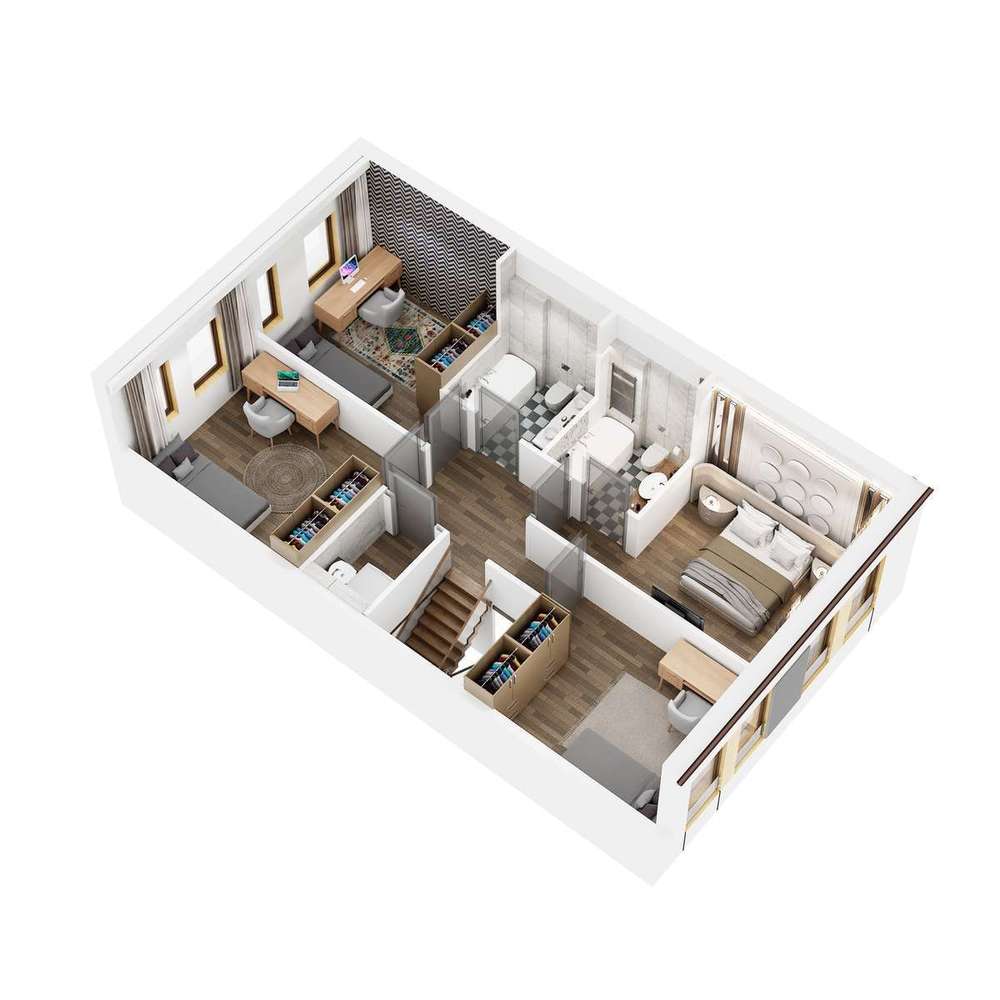 Nowoczesne domy w zabudowie bliźniaczej – Warszawa Wesoła - Pełny obrazek: 5/15