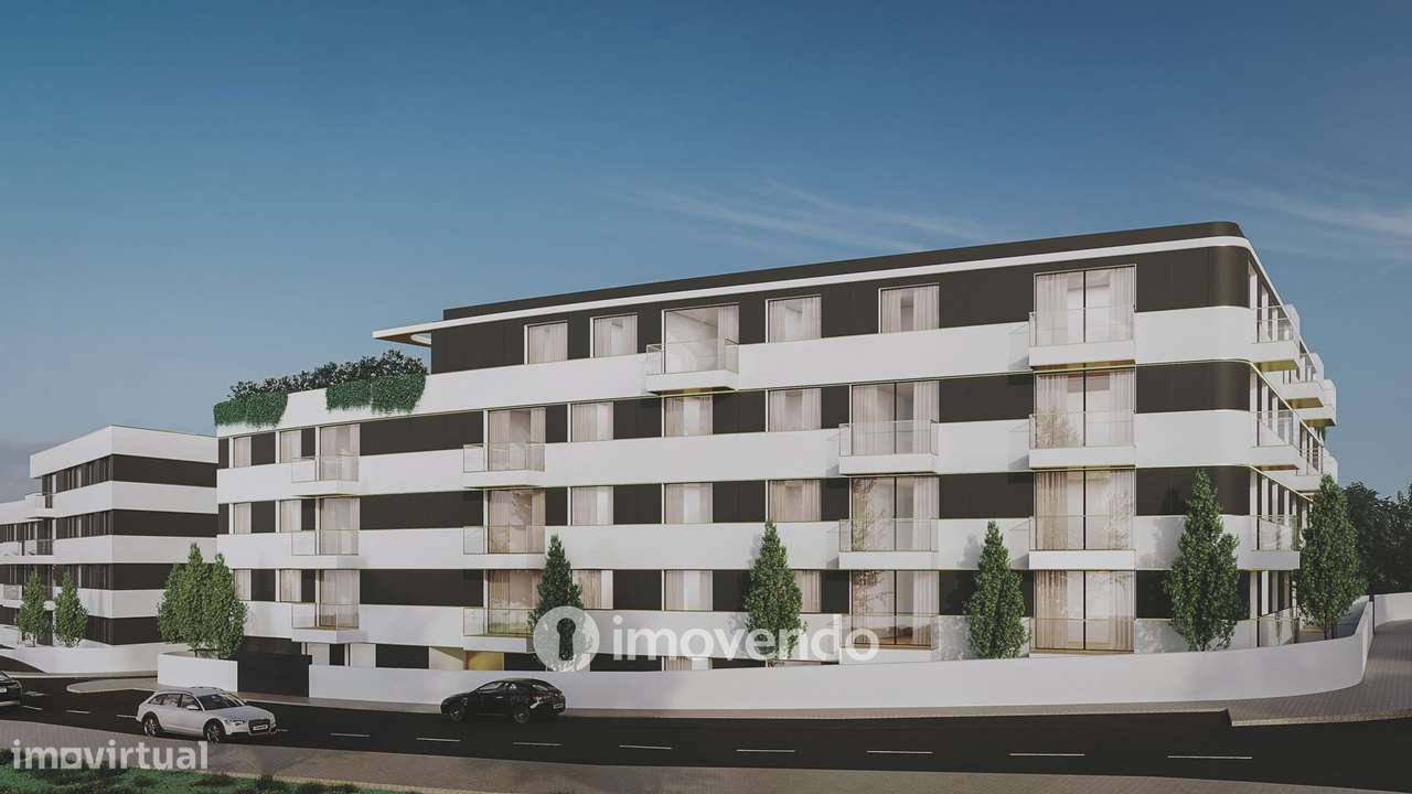 Apartamento T2 novo, com vista Rio, no Empreendimento D'Ouro Mar-33