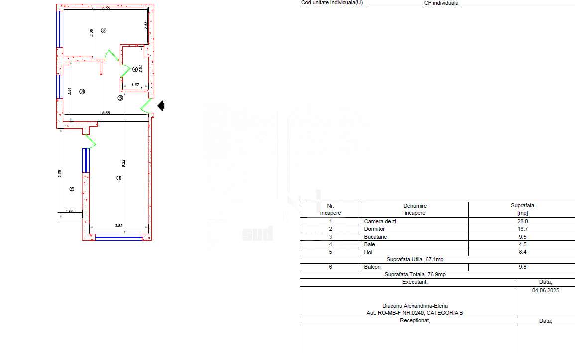 Apartament 2 camere 77 mp in complexul Green Garden. - Imagine principală: 2/12