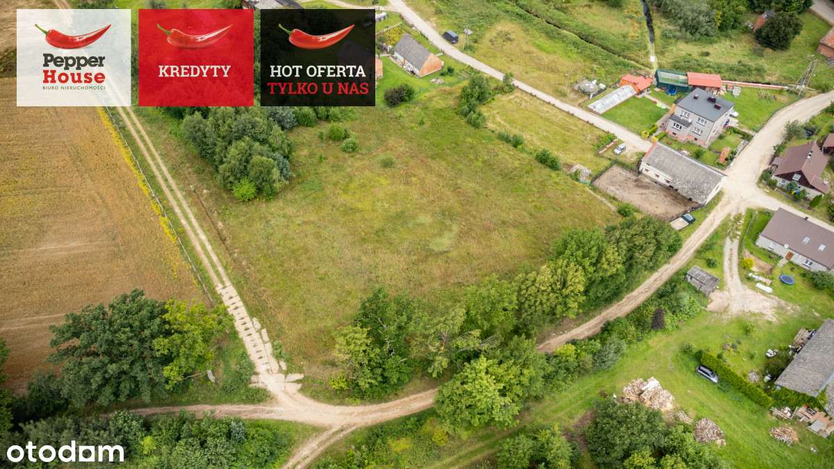 Działka budowlana Mechowo - media w drodze - Pełny obrazek: 5/5