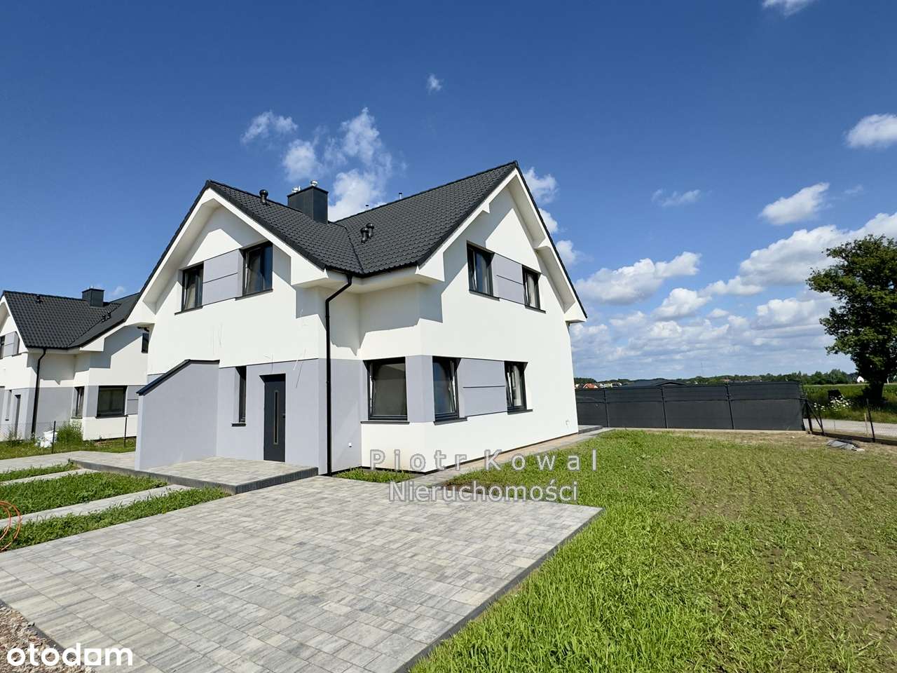 GOTOWY -> Bliźniak NAROŻNY -95 m2 -działka 453 m2 -2 m-ca parking.
