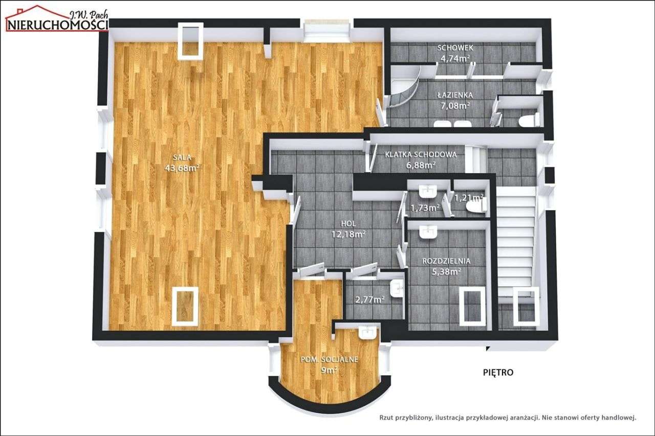 Dom jednorodzinny w centrum miasta - Pełny obrazek: 5/19