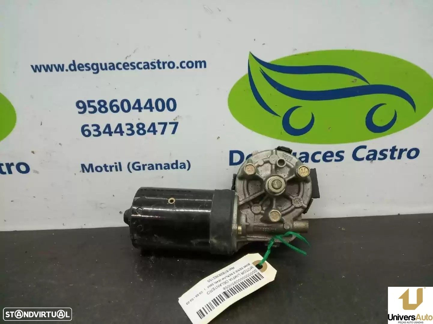 MOTOR LIMPA-VIDROS FRONTAL BMW 3 2003 -67638362155 - 3