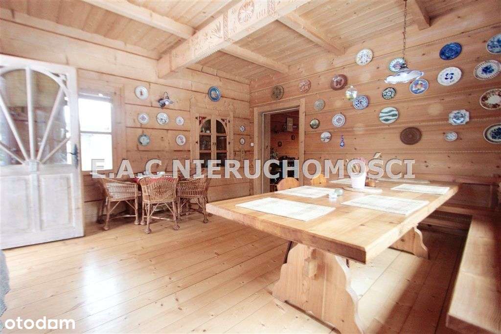 Drewniany domz bali z duszą * Gmina Raba Wyżna-5