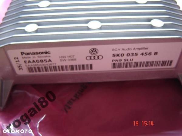 VW PASSAT WZMACNIACZ RADIA NOWY ORYGINA 5K0035456B - 2