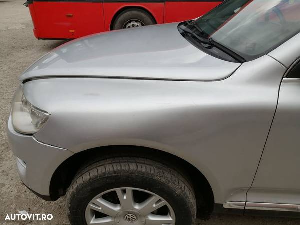 Aripa Stanga Fata cu Defect Volkswagen Touareg 7L FL Facelift 2007 - 2010 Culoare LA7W [0421] - 3