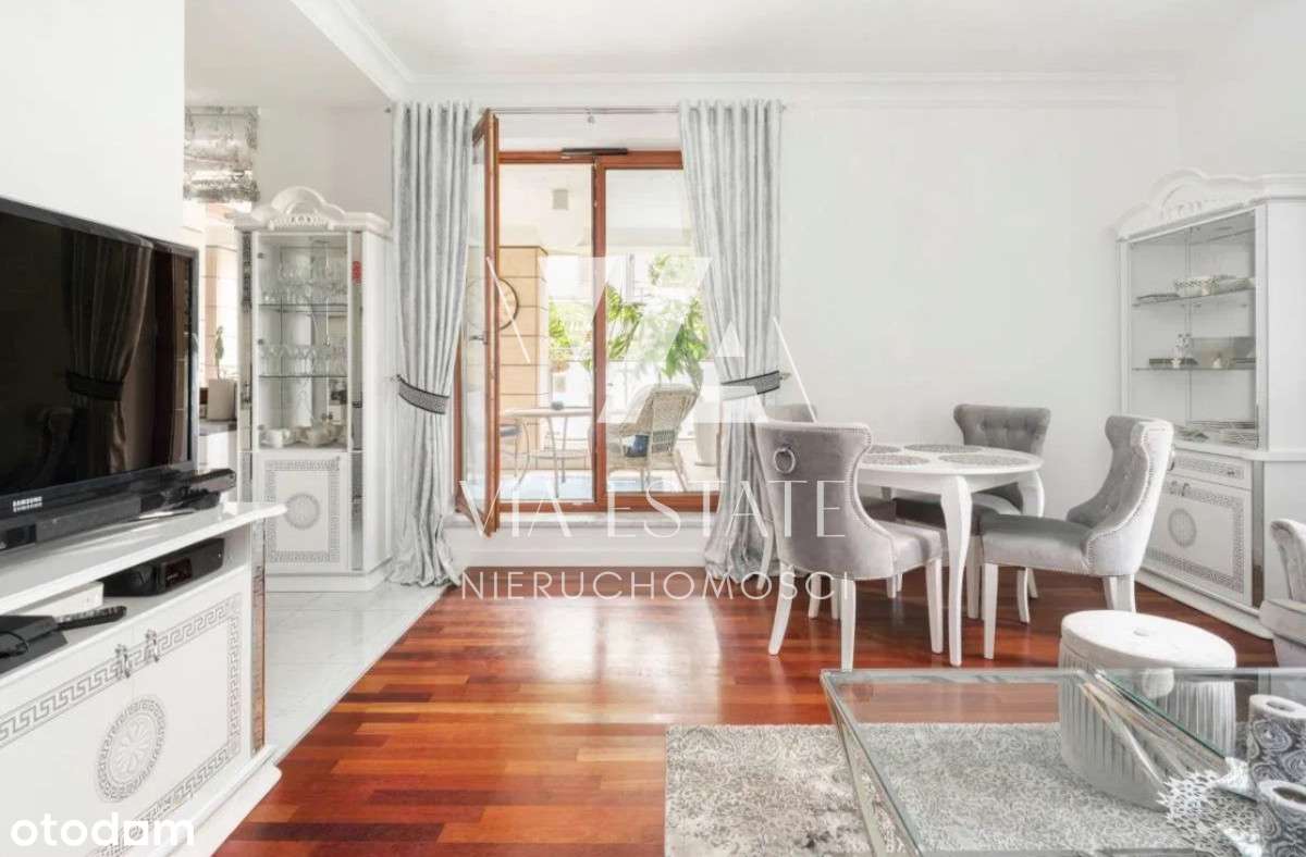 Apartament z ogródkiem I Marina Mokotów | 92m² - Pełny obrazek: 1/9